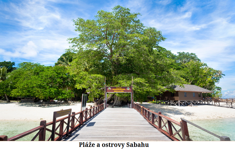 Pláže a ostrovy v Sabahu