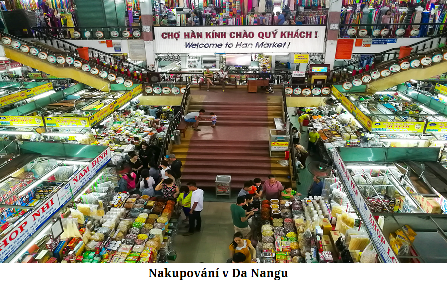 Nakupování v Da Nangu